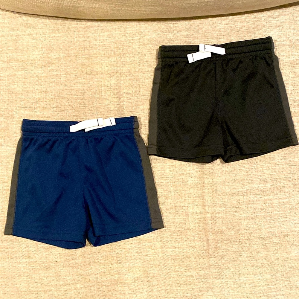 2 Pairs Carters Baby Basketball Shorts